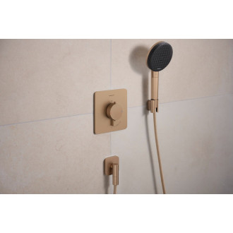Sprchová baterie Hansgrohe Ecostat Comfort Q bez podomítkového tělesa kartáčovaný bronz 33712140