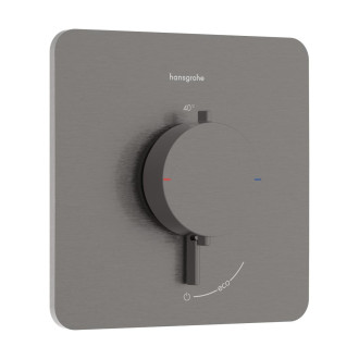Sprchová baterie Hansgrohe Ecostat Comfort Q bez podomítkového tělesa kartáčovaný černý chrom 33712340