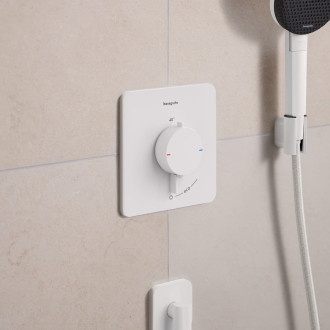 Sprchová baterie Hansgrohe Ecostat Comfort Q bez podomítkového tělesa matná bílá 33712700