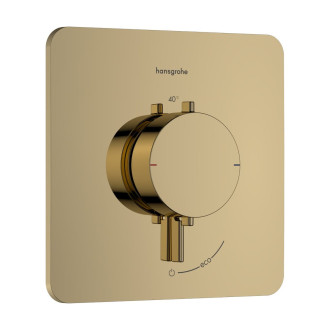 Sprchová baterie Hansgrohe Ecostat Comfort Q bez podomítkového tělesa leštěný vzhled zlata 33712990