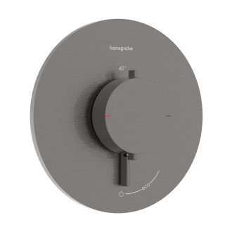 Sprchová baterie Hansgrohe Ecostat Comfort S bez podomítkového tělesa kartáčovaný černý chrom 33714340