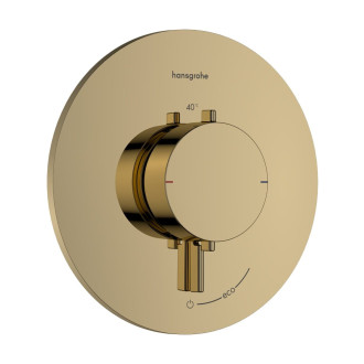 Sprchová baterie Hansgrohe Ecostat Comfort S bez podomítkového tělesa leštěný vzhled zlata 33714990