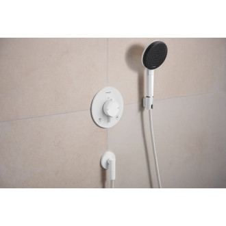 Sprchová a vanová baterie Hansgrohe Ecostat Comfort S bez podomítkového tělesa matná bílá 33715700