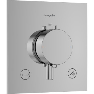 Sprchová a vanová baterie Hansgrohe Ecostat Comfort E bez podomítkového tělesa chrom 33716000