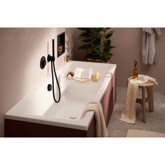Sprchová a vanová baterie Hansgrohe Ecostat Comfort S bez podomítkového tělesa matná černá 33718670