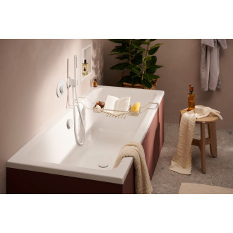 Sprchová a vanová baterie Hansgrohe Ecostat Comfort S bez podomítkového tělesa matná bílá 33718700