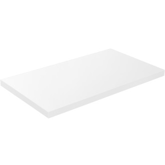 CERANO - Koupelnová deska pod umyvadlo Navira - 36 mm + konzole pod desku - bílá matná - 60 cm