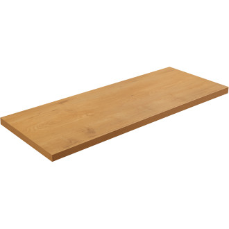 CERANO - Koupelnová deska pod umyvadlo Navira - 36 mm + konzole pod desku - dub medový - 100 cm