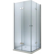 Mexen Lima Duo skládací sprchový kout 70 x 70 cm, transparentní, chrom - 856-070-070-02-00