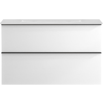 CERANO - Koupelnová skříňka pod umyvadlo Velora - bílá matná - 80x49,8x46 cm