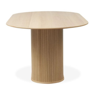 Jídelní stůl Unique Furniture NOLA 95x180 cm hnědý dřevo 48302780
