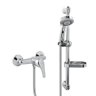 Sprchová baterie Novaservis Titania Iris se sprchovým setem 150 mm chrom 92061KIT,0