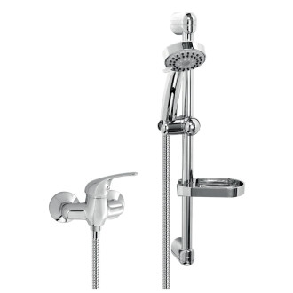 Sprchová baterie Novaservis Titania Iris se sprchovým setem 100 mm chrom 92064KIT,0