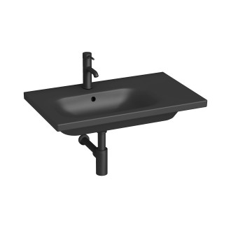 Umyvadlo Jika MIo-N 75x45 cm černá mat otvor pro baterii vpravo H8117107161041