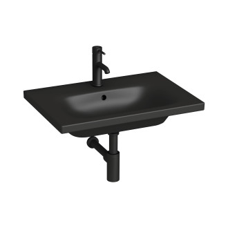 Umyvadlo Jika MIo-N 80x45 cm černá mat otvor pro baterii uprostřed H8127167161041