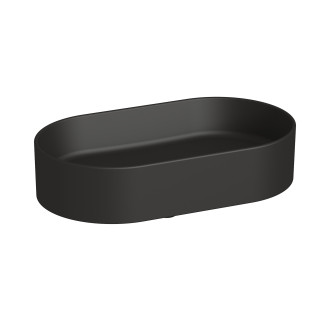 Umyvadlo na desku Jika Astra 53x31 cm černá mat bez otvoru pro baterii, bez přepadu H8183667161121