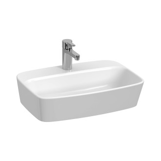 Umyvadlo na desku Jika Lyra Plus 55x40 cm bez otvoru pro baterii, bez přepadu H8183820001121