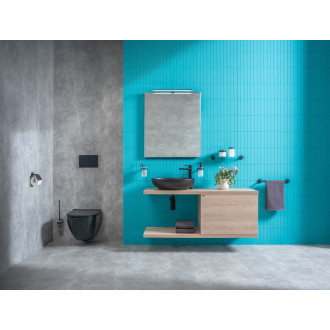 Wc závěsné Jika MIO-N černá mat zadní odpad H8217147160001