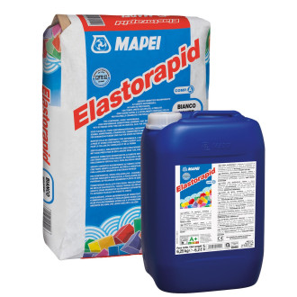 Elastorapid rychletvrdnoucí lepidlo šedé souprava 31,25kg BELASTORAPID
