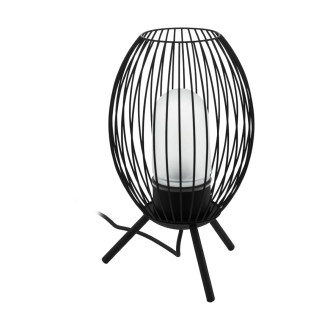 Stolní venkovní lampa Eglo ocel černá 900123