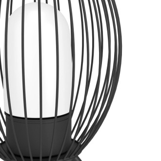 Stolní venkovní lampa Eglo ocel černá 900123