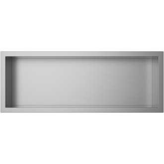 CERANO - Zápustná polička s okrajem do obkladu - nerezová  - 60x20x10 cm