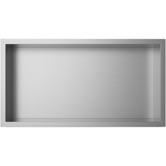 CERANO - Zápustná polička s okrajem do obkladu - nerezová  - 60x30x10 cm