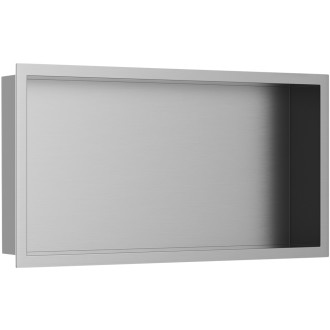 CERANO - Zápustná polička s okrajem do obkladu - nerezová  - 60x30x10 cm