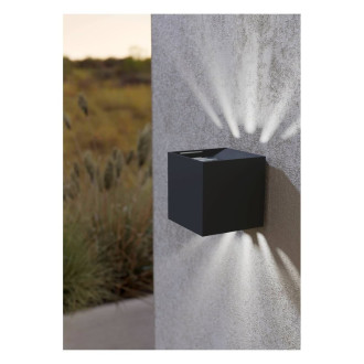 Nástěnná lampa Eglo CALPINO 2 slitina hliníku antracit 900445