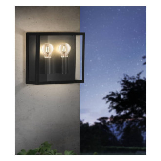 Nástěnná lampa Eglo ALAMONTE 1 ocel černá 900698