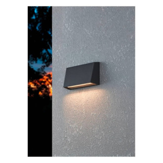 Nástěnná lampa Eglo SPONGANO hliník černá 900887