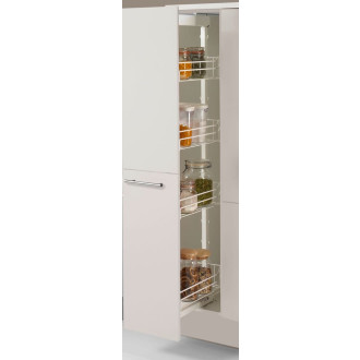 Kuchyňská linka se spotřebiči, dřezem a dřezovou baterií Naturel 350x60x92 cm mat kašmírově šedá 678PKW5350GAR