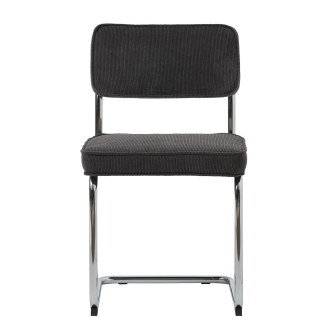 Jídelní židle Unique Furniture RUPERT černá látka 37285107