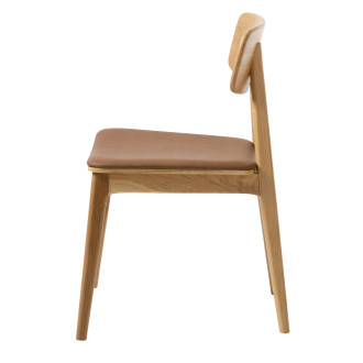 Jídelní židle Unique Furniture LIVO hnědá dřevo 38444203