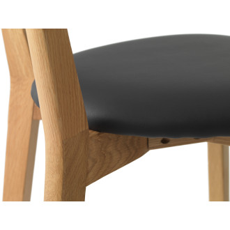Barová židle Unique Furniture PERO hnědá dub 41114202