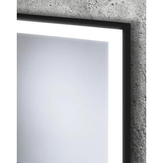 Zrcadlo s LED osvětlením LOBURG BLACK