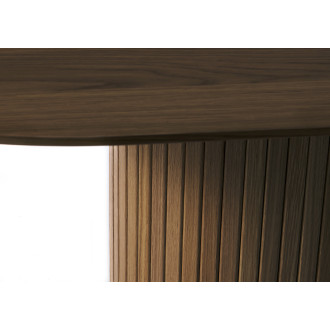 Jídelní stůl Unique Furniture NOLA 95x180 cm hnědý dřevo 48302932