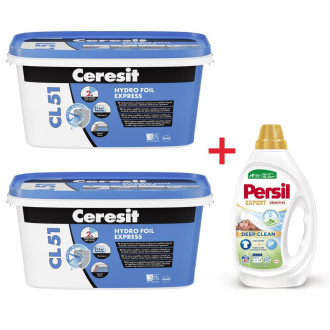 2x Hydroizolace Ceresit CL 51 5 kg + Persil zdarma BALCL515