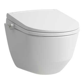 WC s bidetem závěsné Laufen Cleanet Pro zadní odpad H613890000S002