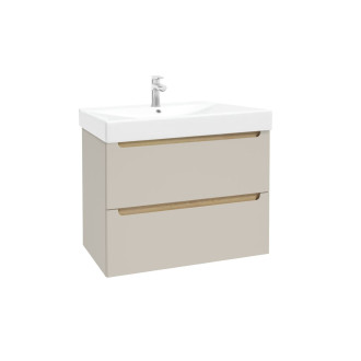 Koupelnová skříňka s umyvadlem Naturel Stilla 80x60x45 cm kašmír mat STILLADK08057U3