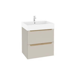 Koupelnová skříňka s umyvadlem Naturel Stilla 60x60x45 cm kašmír mat STILLADK06056U2