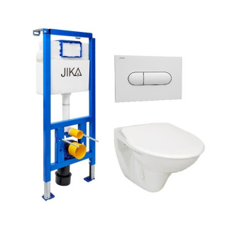 Závěsný WC set Jika Nila do lehkých stěn / předstěnový KMPLJIKASWR