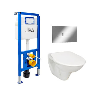 Závěsný WC set Jika Nila do lehkých stěn / předstěnový KMPLJIKASCS