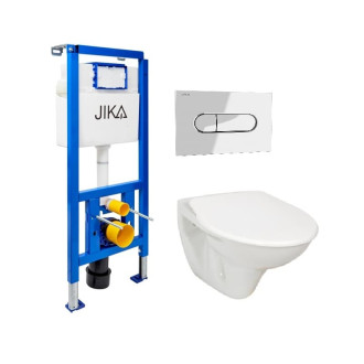 Závěsný WC set Jika Nila do lehkých stěn / předstěnový KMPLJIKASCR