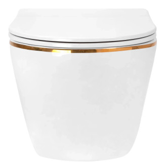 Závěsná WC mísa Rea Carlo Mini Tornado NF GOLD EDGE