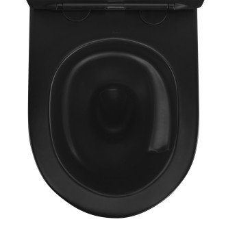 Závěsná WC mísa Rea Carlo Mini Tornado NF BLACK MATT
