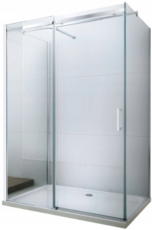 Mexen Omega 3stěnný sprchový kout, výsuvný 110x90, transp., chrom 825-110-090-01-00-3S