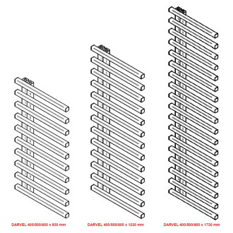 Radiátor kombinovaný Hopa Darvel 93x40 cm bílá lesklá RADDAV409035
