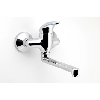 Novaservis Umyvadlová dřezová baterie 100 mm Metalia 55 chrom 55077,0