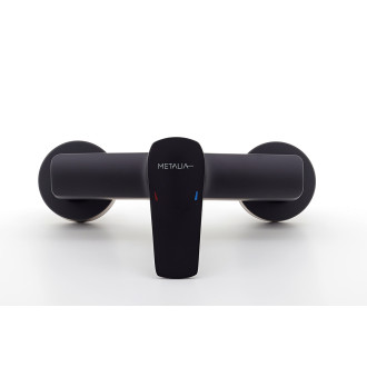 Novaservis Sprchová baterie bez příslušenství 150 mm METALIA 58, černá 58061/1,5